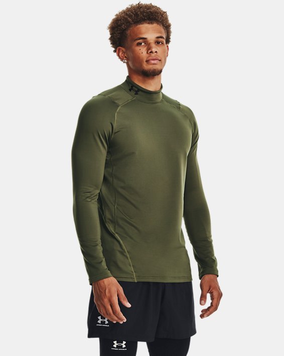Camiseta ajustada ColdGear® Fitted para hombre, Green, pdpMainDesktop image number 0
